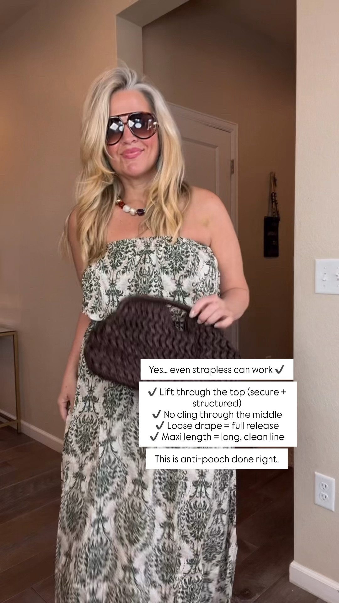  ✨Tap the bell, save and ❤️ for over 40 fashion, midlife style, midsize fashion and luxury looks for less. 

Yes… even strapless can work ✔️

✔️ Lift through the top (secure + structured)
✔️ No cling through the middle
✔️ Loose drape = full release
✔️ Maxi length = long, clean line

This is anti-pooch done right.

(Size down if in between sizes.)

👑"Helping you look good, feel good!" - Lindsey Denver

Spring looks, Midlife style for real women who want to feel confident again. Over 40 fashion and over 50 style that works with changing bodies, perimenopause shifts, and real life. Think midsize fashion, Gen X style and up, body confidence, and mom outfits that feel polished, comfortable, and elevated...because style over 45 and over 50 should feel effortless, not stressful. 


#LTKPlusSize #LTKMidsize #LTKOver40