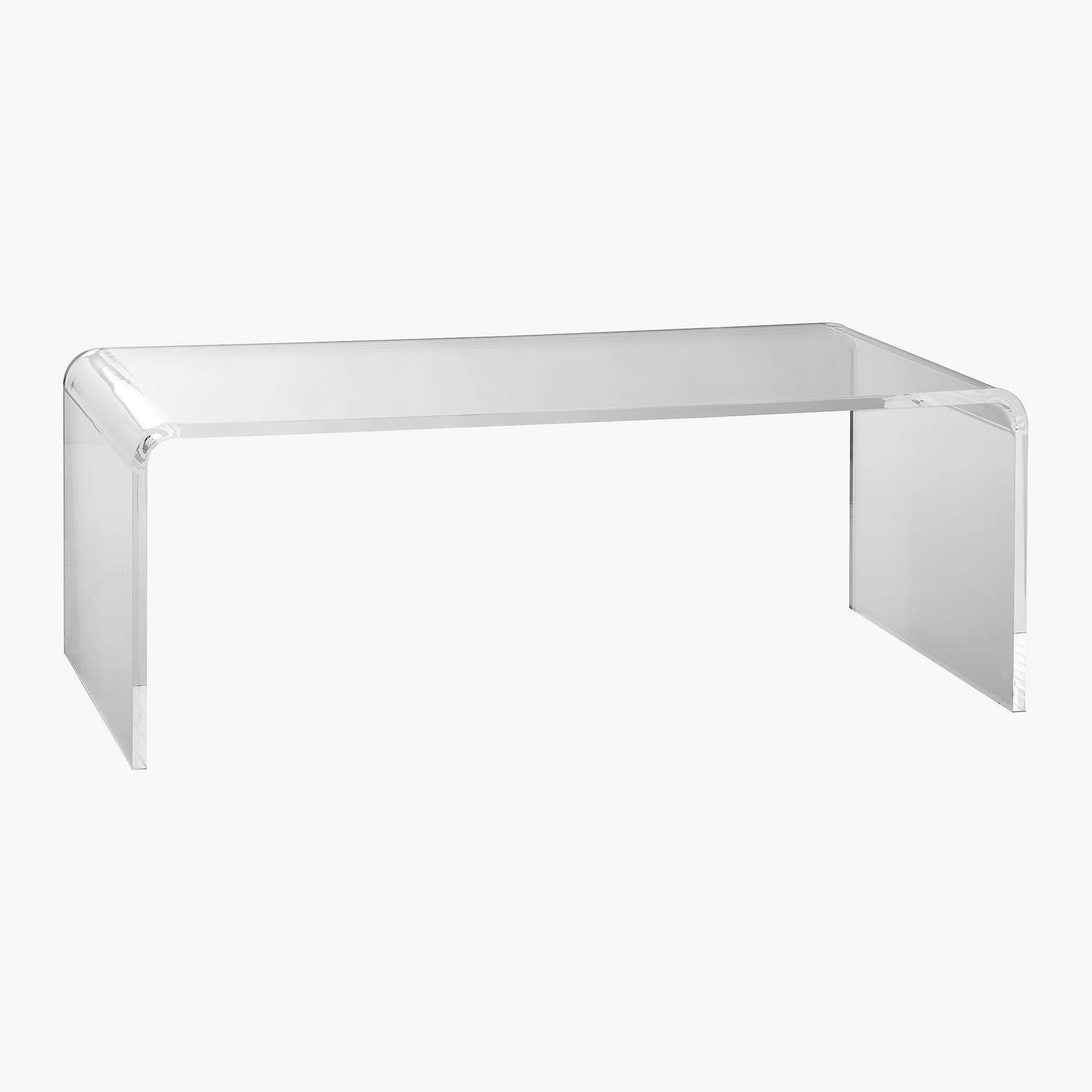 Peekaboo Acrylic Tall Coffee Table + Reviews | CB2 | CB2