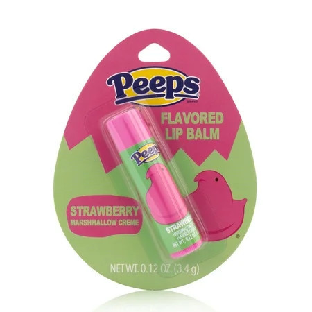 Peeps Lip Balm Strawberry Marshmallow Crème Flavored 3.4g | Walmart (US)