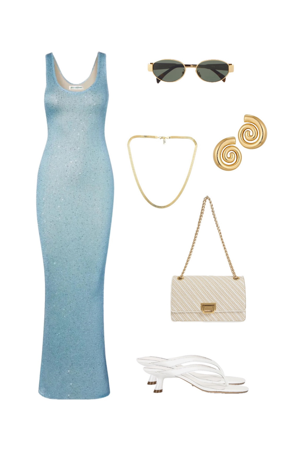 Asta resort blue summer dress for Europe trip or summer day / night 

#LTKstyletip #LTKeurope #LTKSeasonal