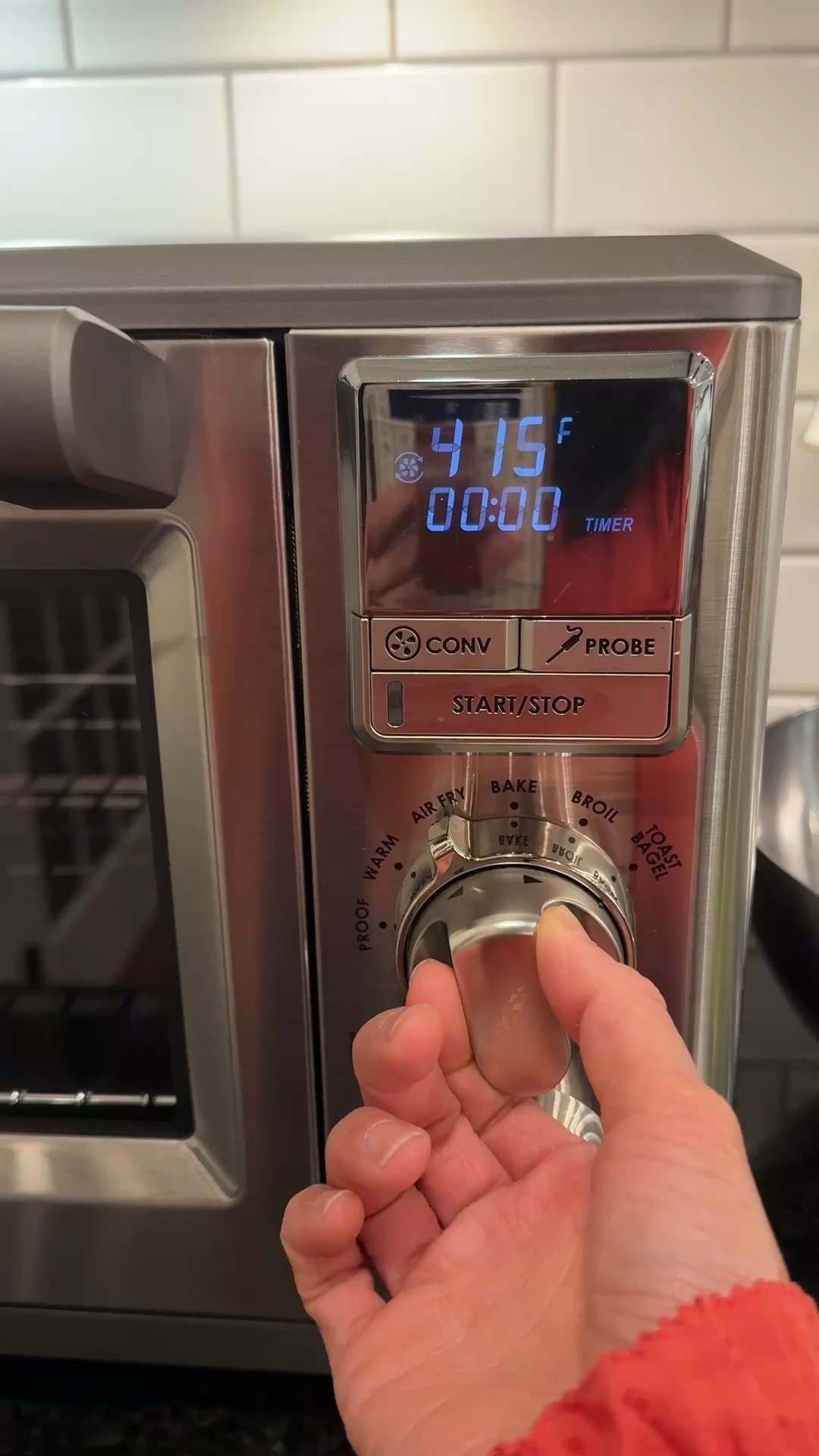 We use our Lotus The Perfectionist pretty much everyday. It’s a high performance high end countertop oven and cooks everything so evenly + consistently. With 7 cooking modes, we’ve barely used our regular oven. My favorite is air frying our veggies — it’s quick and so tasty! 