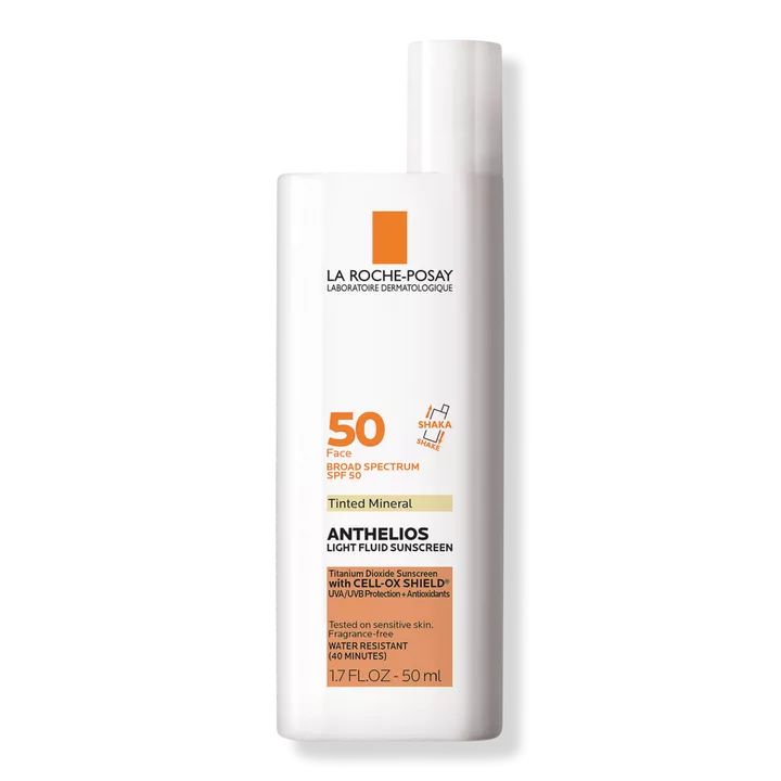 Anthelios Mineral Tinted Ultra Light Face Sunscreen Fluid SPF 50 | Ulta