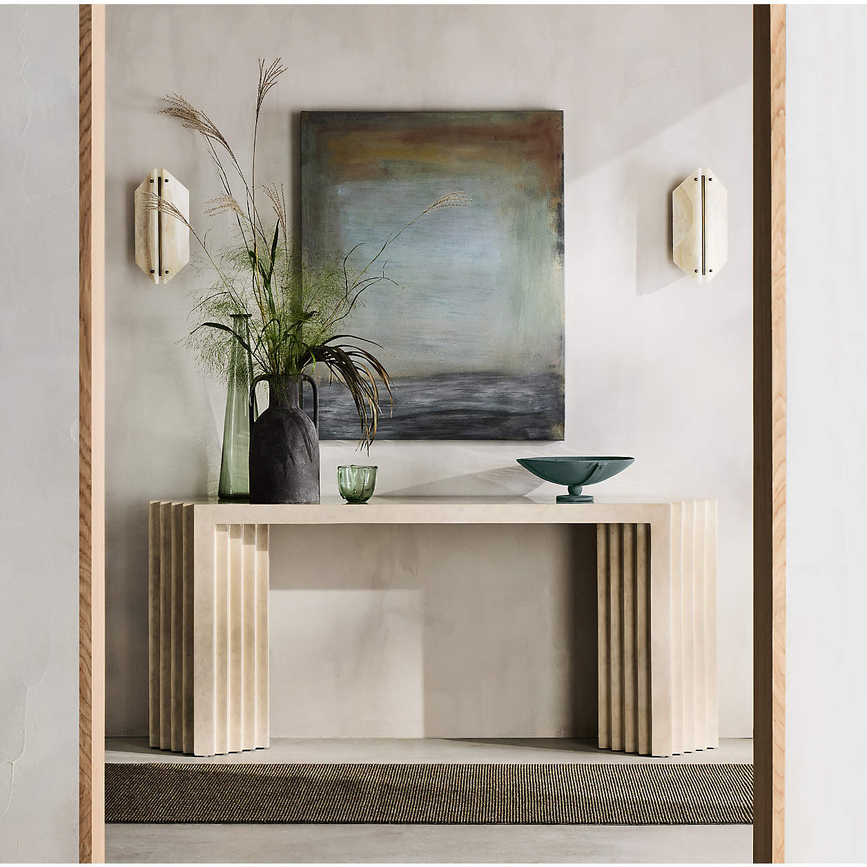 Medida 68" High Gloss Console Table + Reviews | Crate & Barrel | Crate & Barrel