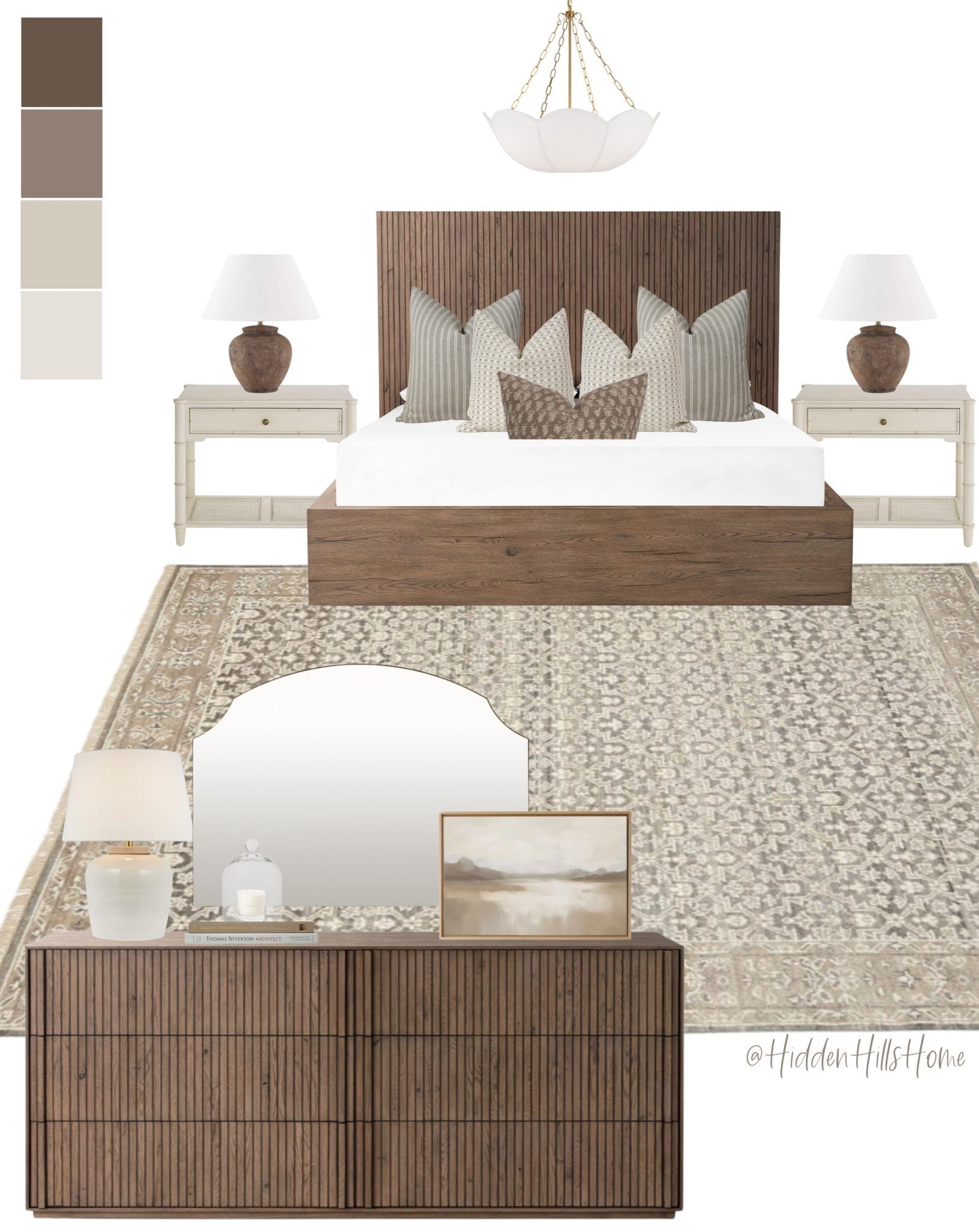 Master bedroom decor ideas, bedroom design, home decor, bedding, neutral bedroom decor, bedroom dresser, nightstands, bedroom mood board #bed

#LTKHome #LTKSaleAlert #LTKSeasonal