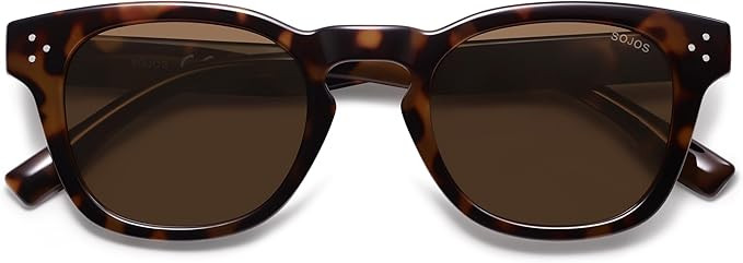 SOJOS Retro Vintage Polarized Sunglasses Womens Mens, 70s 80s Square Panto Style UV400 Shades SJ2... | Amazon (US)