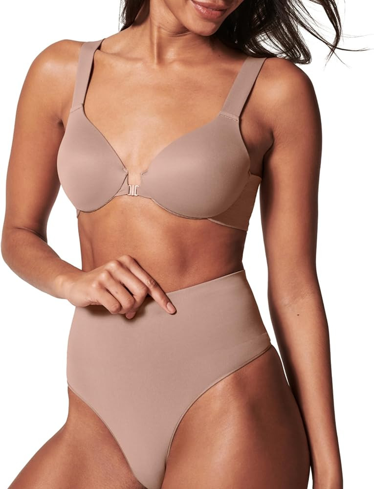 SPANX SPANXshape ExtraOrdinary Thong - Sculpting with Compression - Women's Shapewear Underwear -... | Amazon (US)