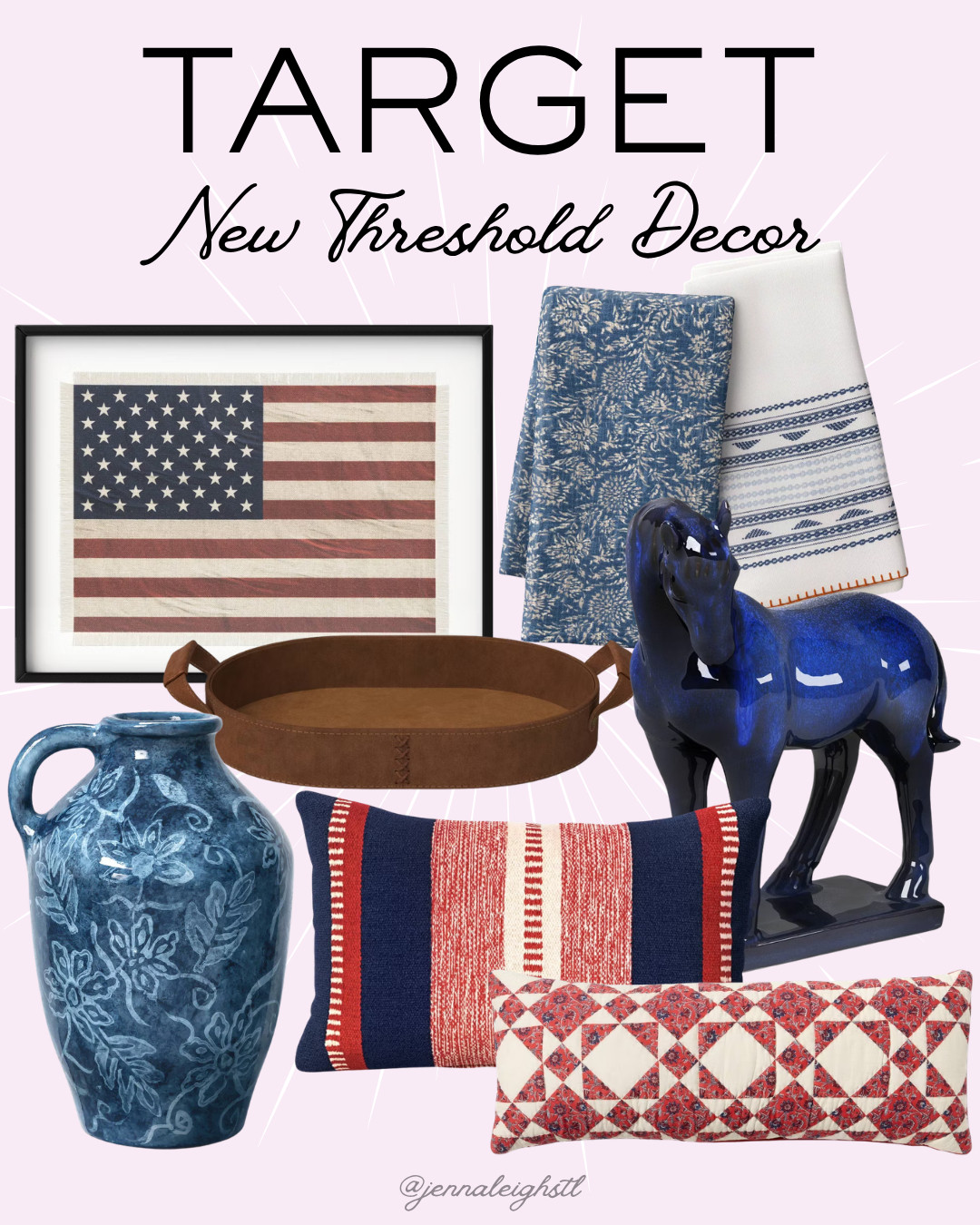 New Threshold at Target. Loving these red, white, and blue pieces that feel subtle but still add a fun touch of summer to your decor. 

 #LTKSeasonal #LTKHome
