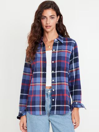 Classic Flannel Button-Down Shirt | Old Navy (US)