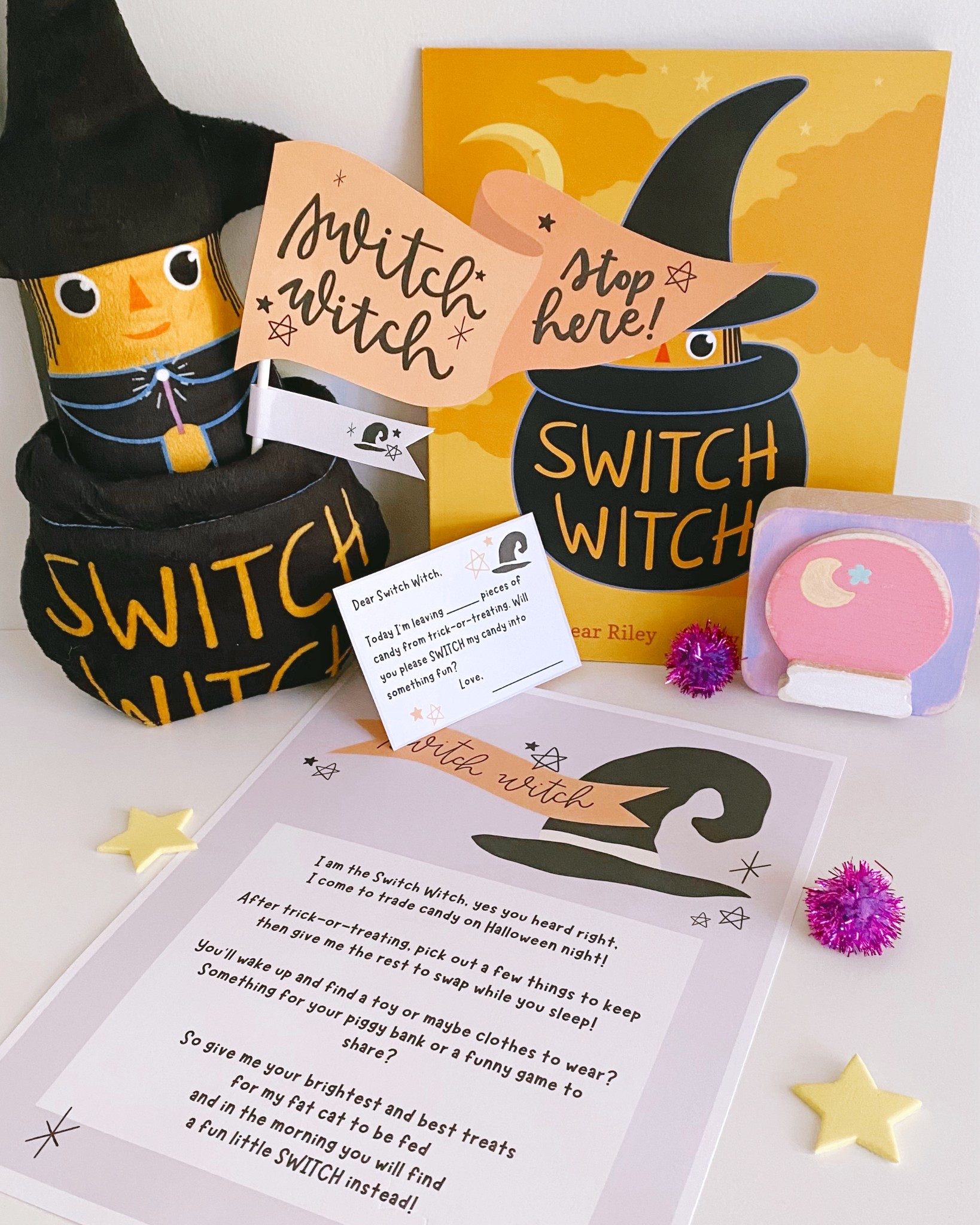 Print off the switch witch Printables and trade all that Halloween Candy for a special treat! 

#LTKHalloween #LTKKids #LTKFamily