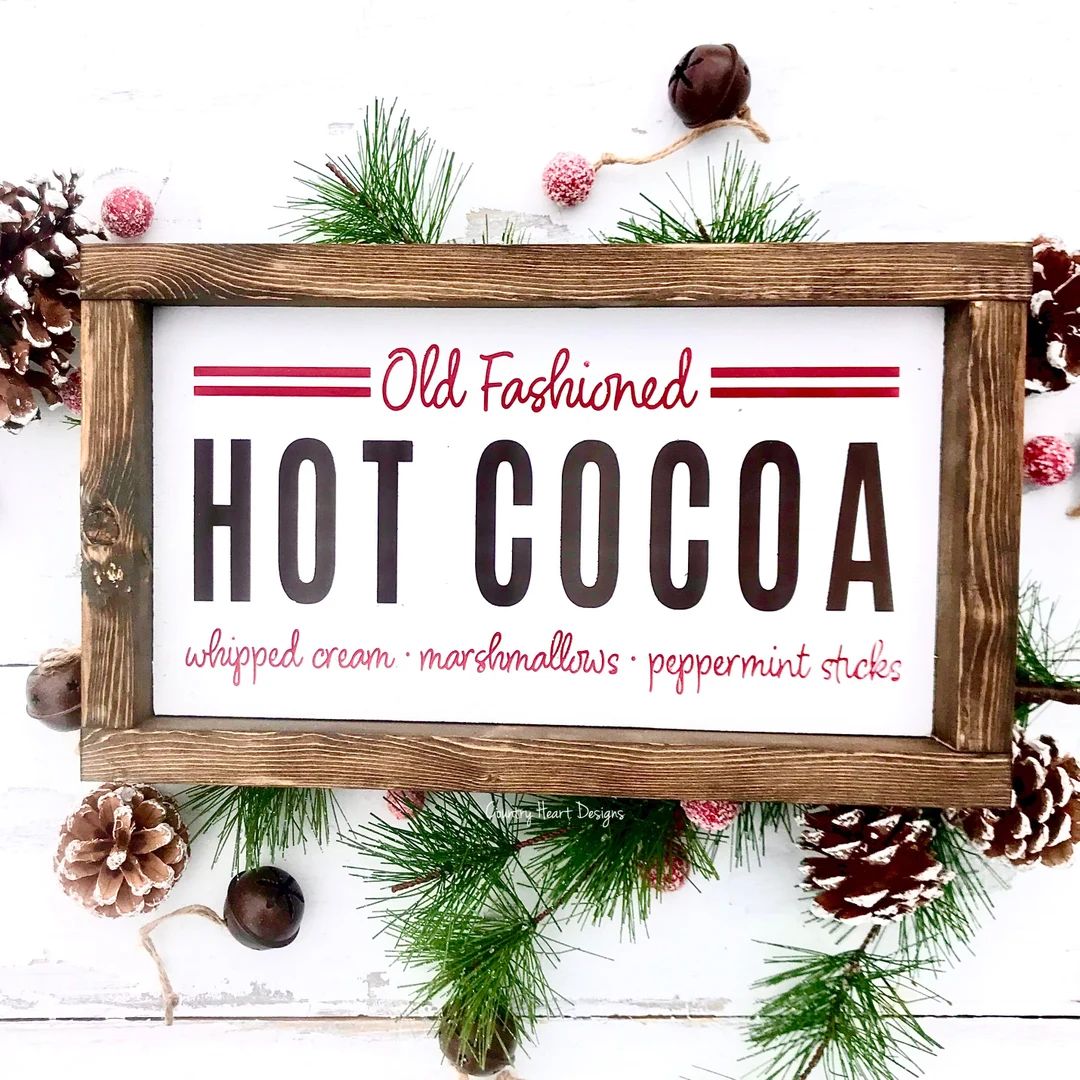 Hot Cocoa Sign | Etsy (US)