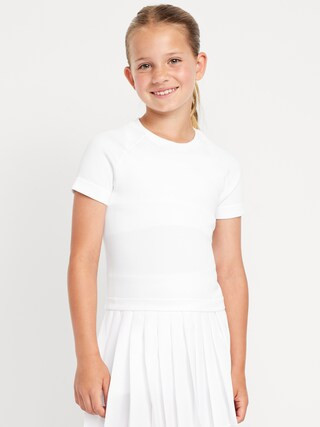 Fitted Seamless Performance Top for Girls | Old Navy | Old Navy (US)