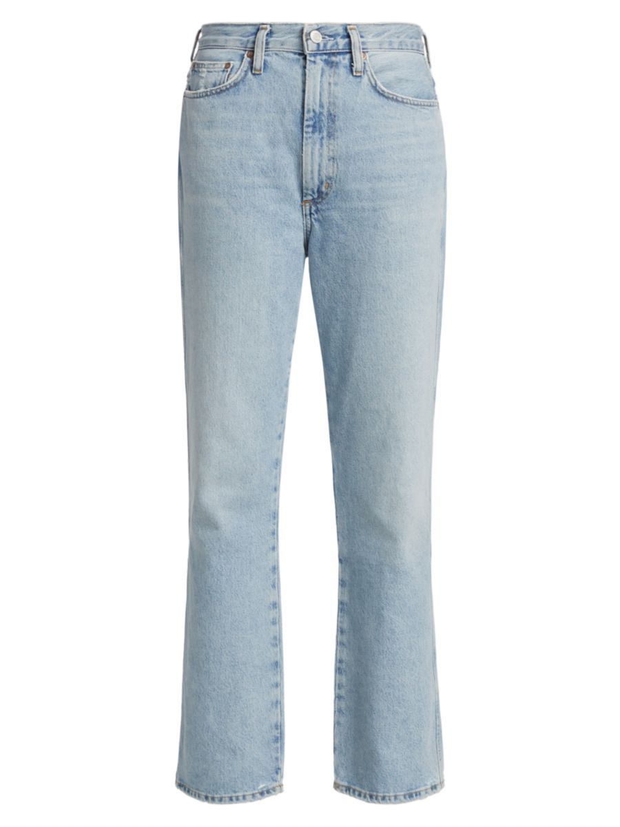 AGOLDE Pinch Waist High-Rise Cropped Flare Jeans | Saks Fifth Avenue