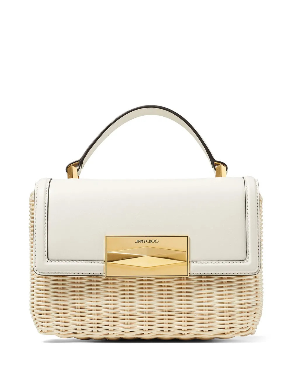 Diamond raffia tote bag | Farfetch Global
