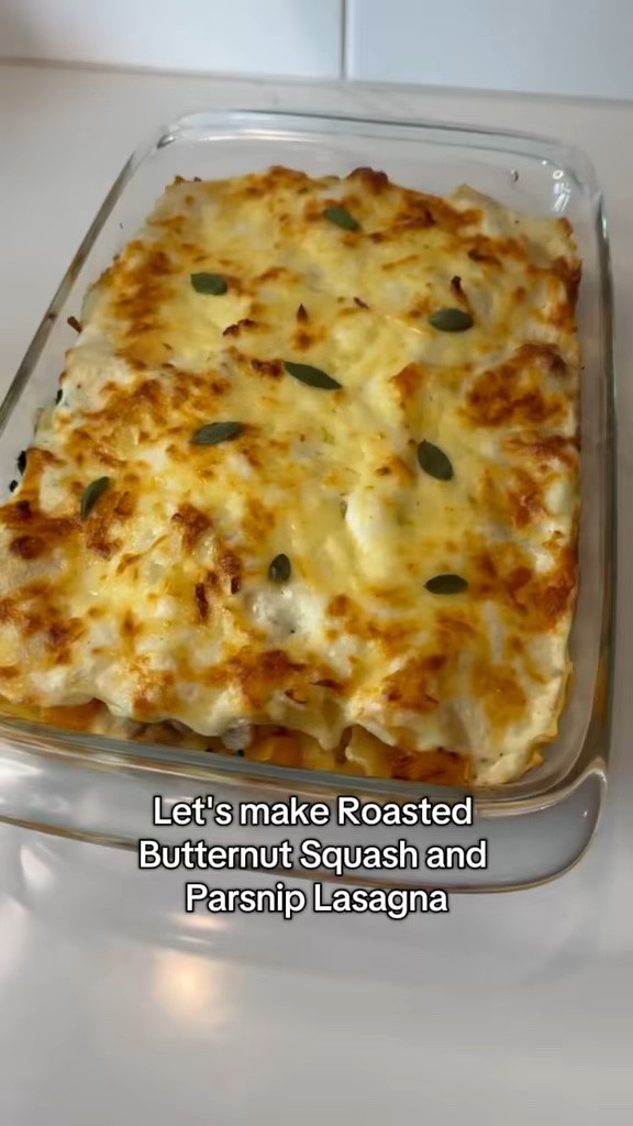 Let’s make Roasted Butternut Squash and Parsnip Lasagna! 
Here’s the recipe ❤️ 
https://wolfcaster.kitchen/recipes/f/roasted-butternut-squash-and-parsnip-lasagna

#LTKdayinmylife #LTKfoodie #LTKHome