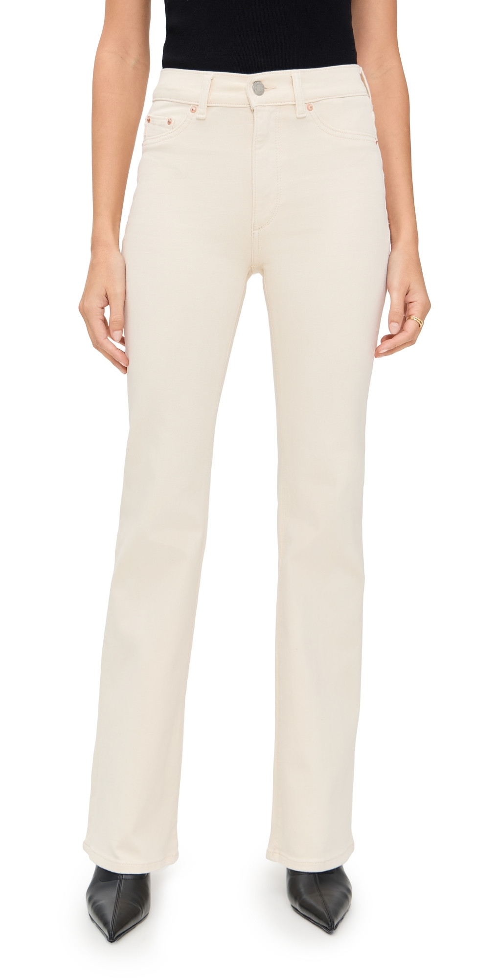 DL1961 Bridget Bootcut High Rise Instasculpt Jeans Flax (DL Airbrushed) 31 | Shopbop