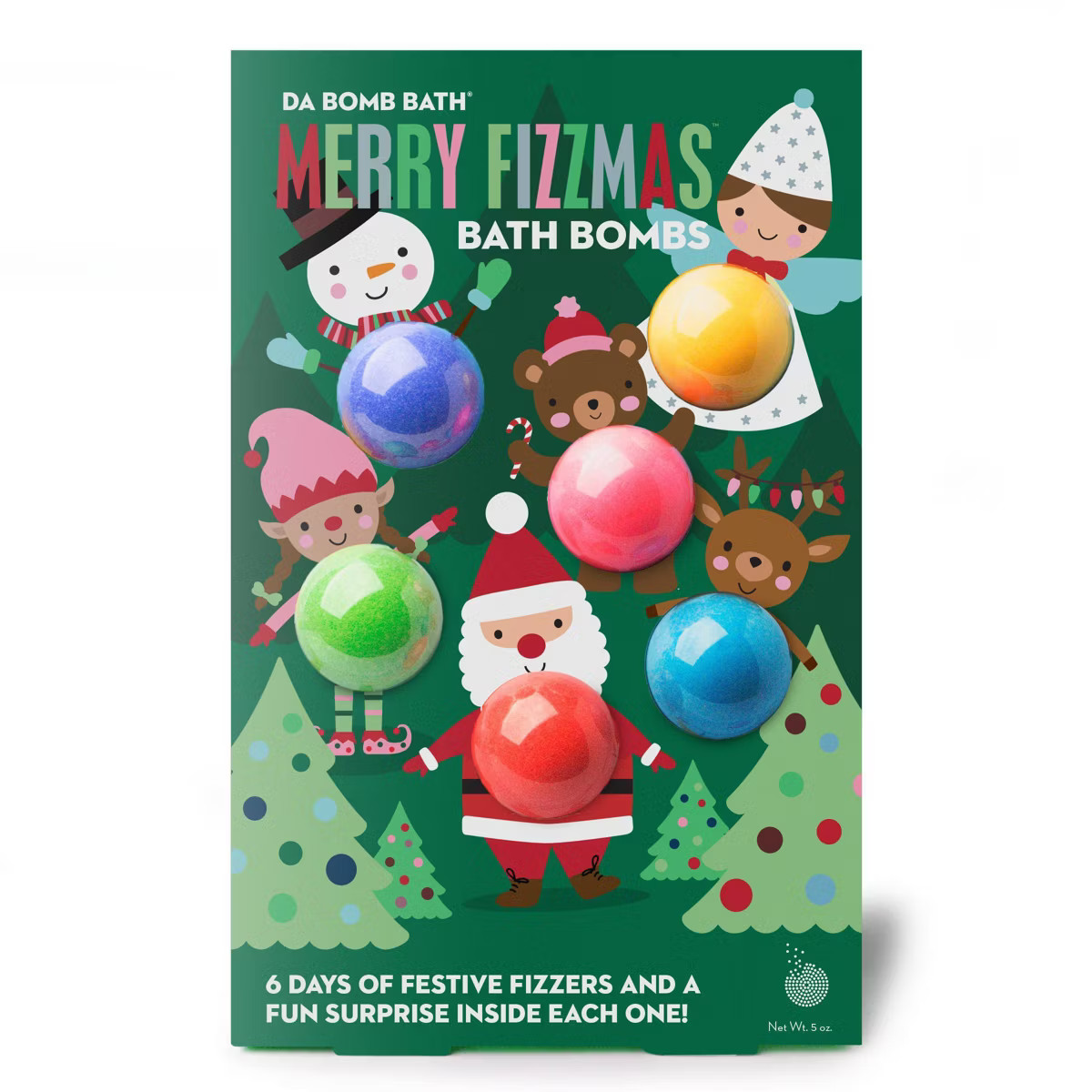 Da Bomb Bath Fizzers Character Bath Bomb Gift Set - 5oz/6ct | Target