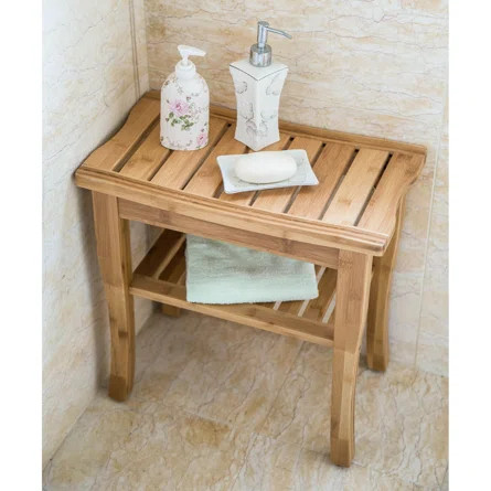 Kinbor Manufactured Wood Shower Bench | Wayfair | Wayfair Professional