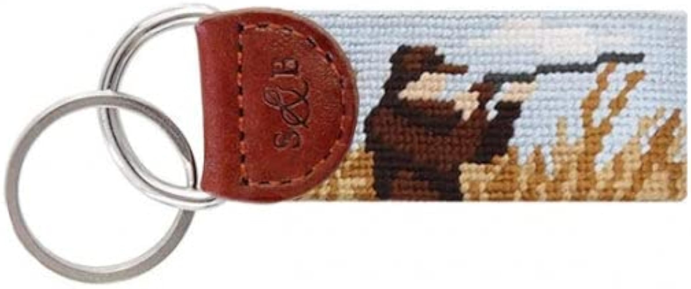 Smathers & Branson Upland Shoot Needlepoint Key Fob | Amazon (US)