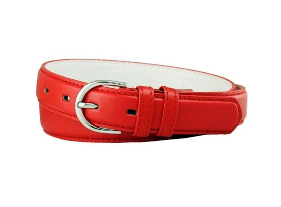 Women's Red Skinny Belt  1 1/8'' Wide  Thin | Etsy | Etsy (US)