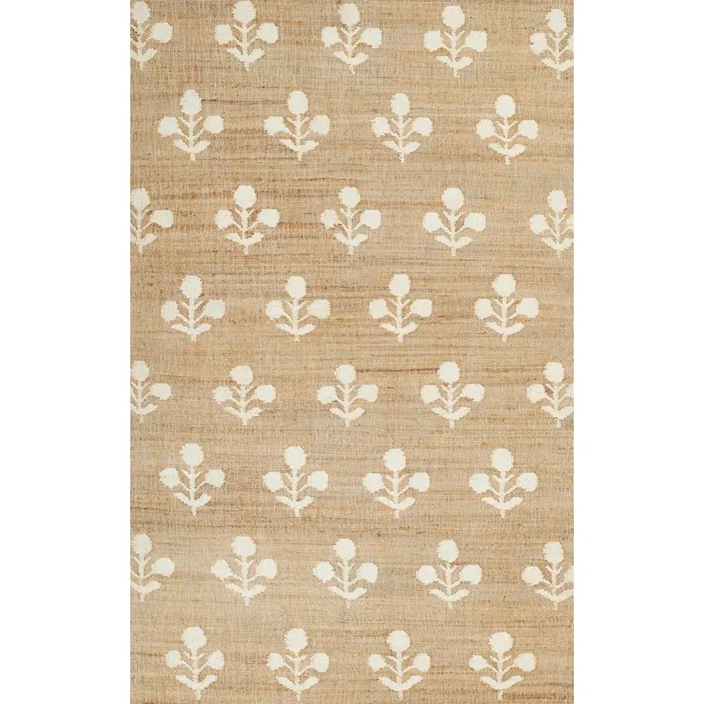 Erin Gates by Momeni Orchard Bloom Natural Hand Woven Wool and Jute Area Rug 2'3" X 8' Runner | Chairish