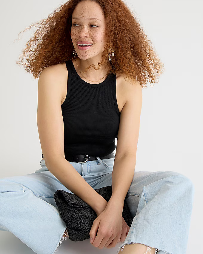 New favorite tank top in vintage rib | J. Crew US