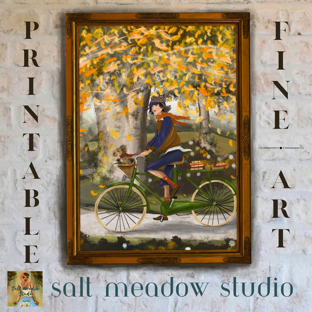 Fall Art Prints PRINTABLE Fall Art Autumn Art Print Downloadable Fall Art Fine Art Prints Whimsic... | Etsy (US)