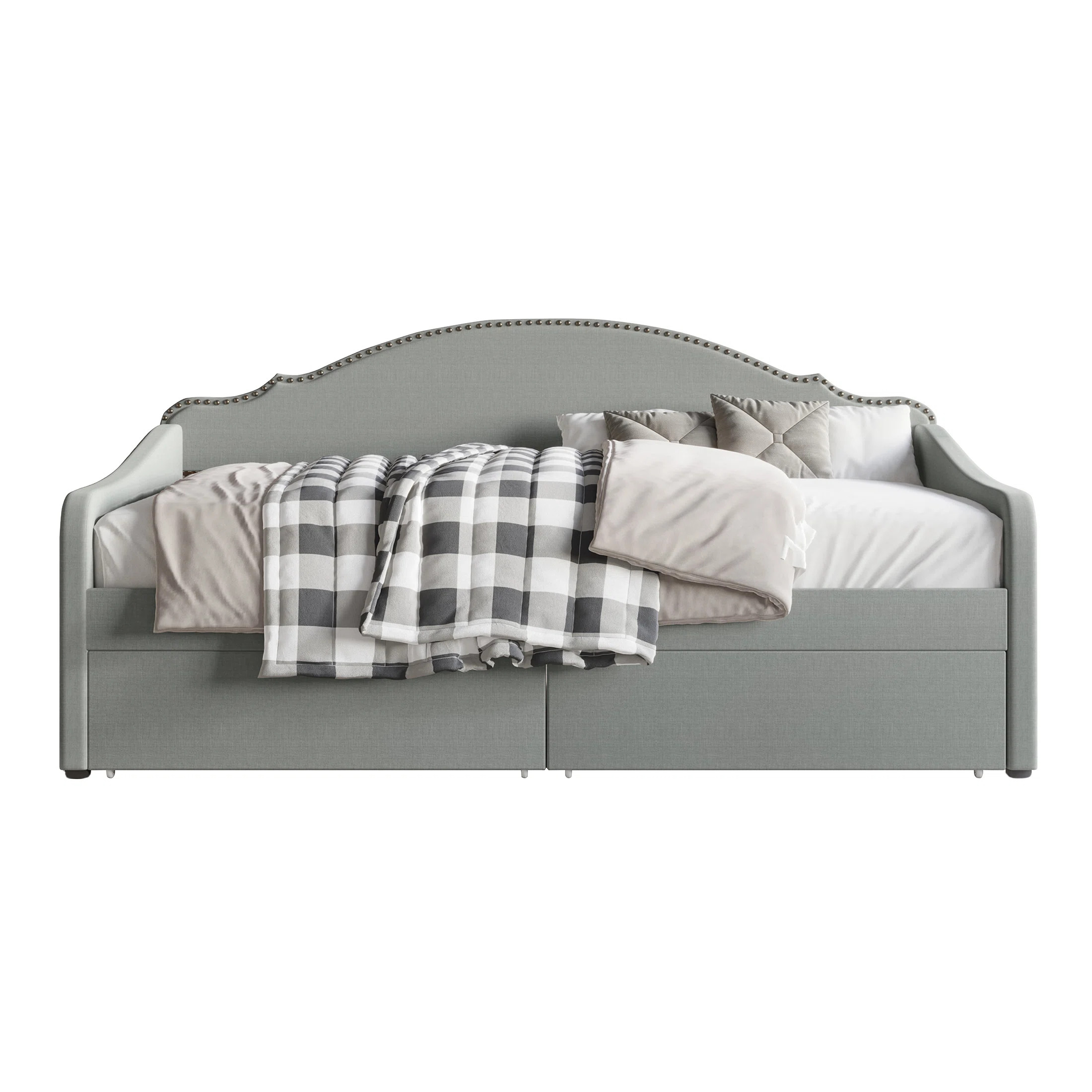 Caitronia Upholstered Daybed With Storage Drawers | Wayfair North America