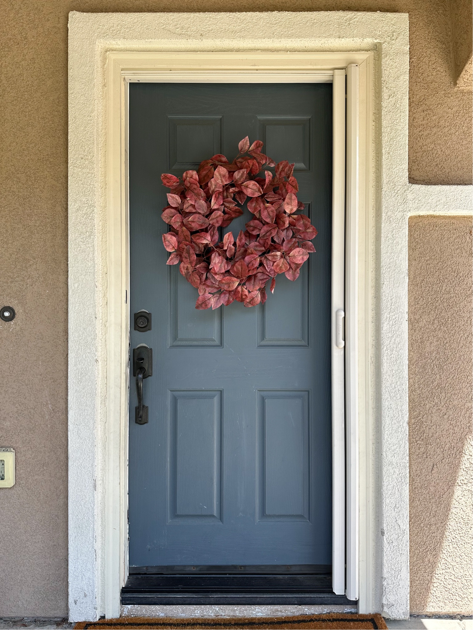 Channel the cooler weather with a fall front porch.

Faux fall wreath. Welcome doormat.

#LTKFindsUnder50 #LTKSeasonal #LTKHome