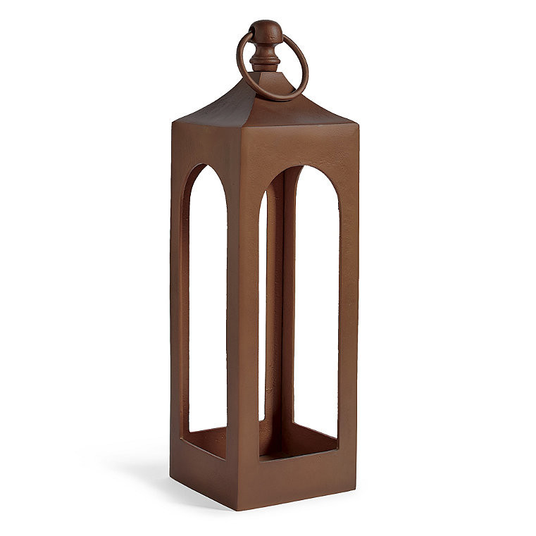 Maxfield Outdoor Lantern - Copper, Large/Copper - Grandin Road | Grandin Road