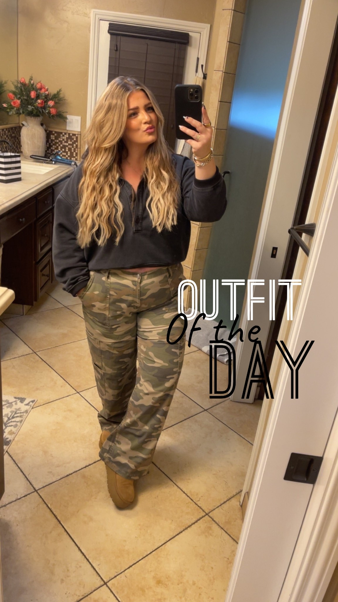 @Target OOTD top & shoes and my absolute fave pants from Walmart! #outfitinspo #targetfinds #walmartfind #camo #momoutfit #comfyandcute

#LTKMidsize #LTKootd #LTKmomlife