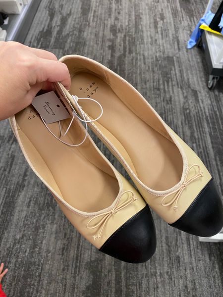 Chanel dupes at Target. Only $22! Classic ballet flats. A must have. Neutral shoe. Capsule wardrobe. French style. Affordable style  

#LTKFindsUnder50 #LTKShoeCrush