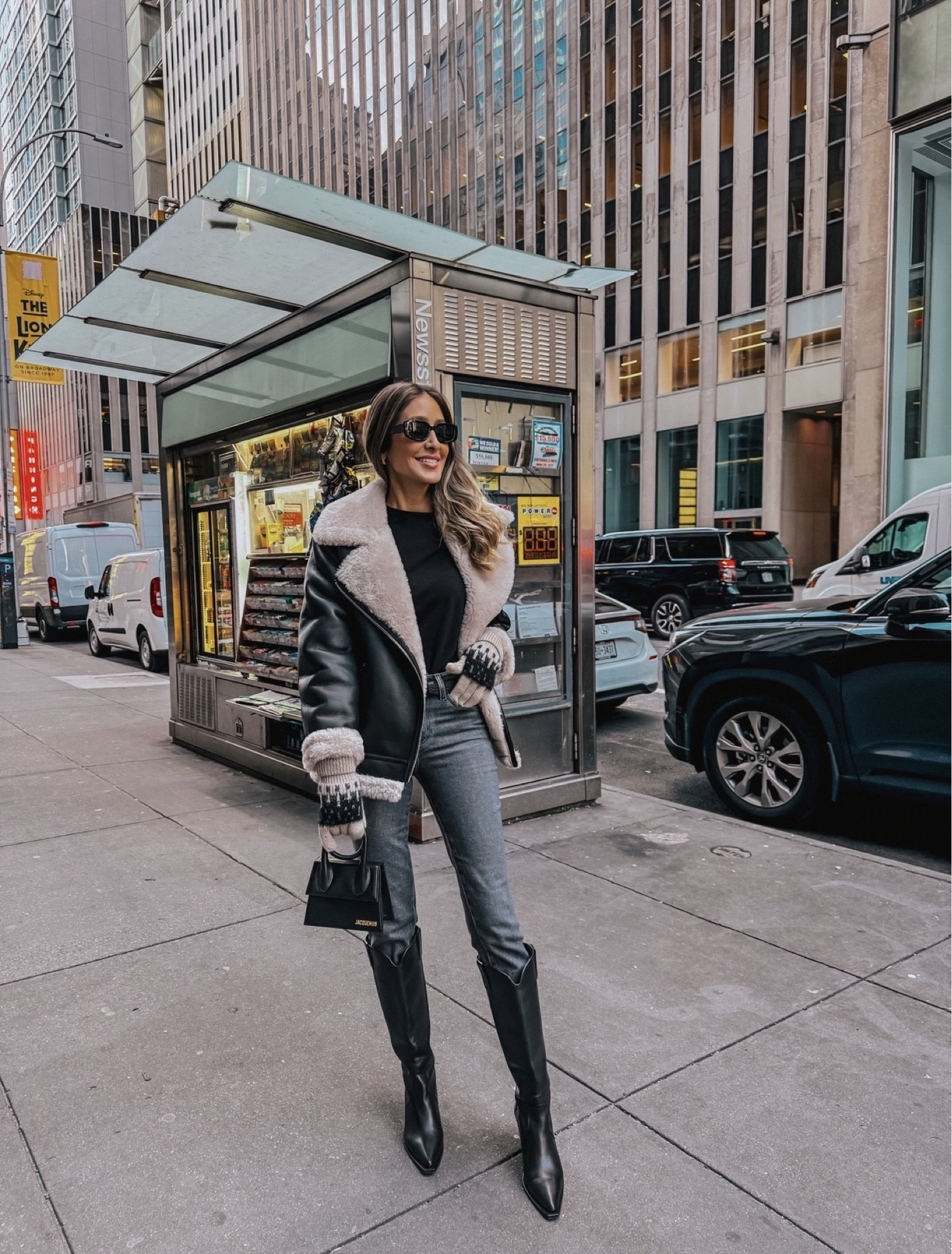 Comfortable and stylish outfit idea . Perfect for colder destinations 
Leather / Sherpa jacket that is gorgeous and so warm, my favorite jeans, stylish western boots. 
Everything runs tts / wearing a size small 




#LTKU #LTKstyletip #LTKSeasonal