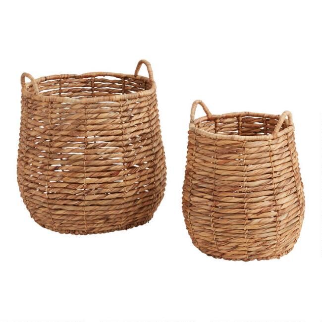 Brynn Natural Seagrass Tote Basket | World Market