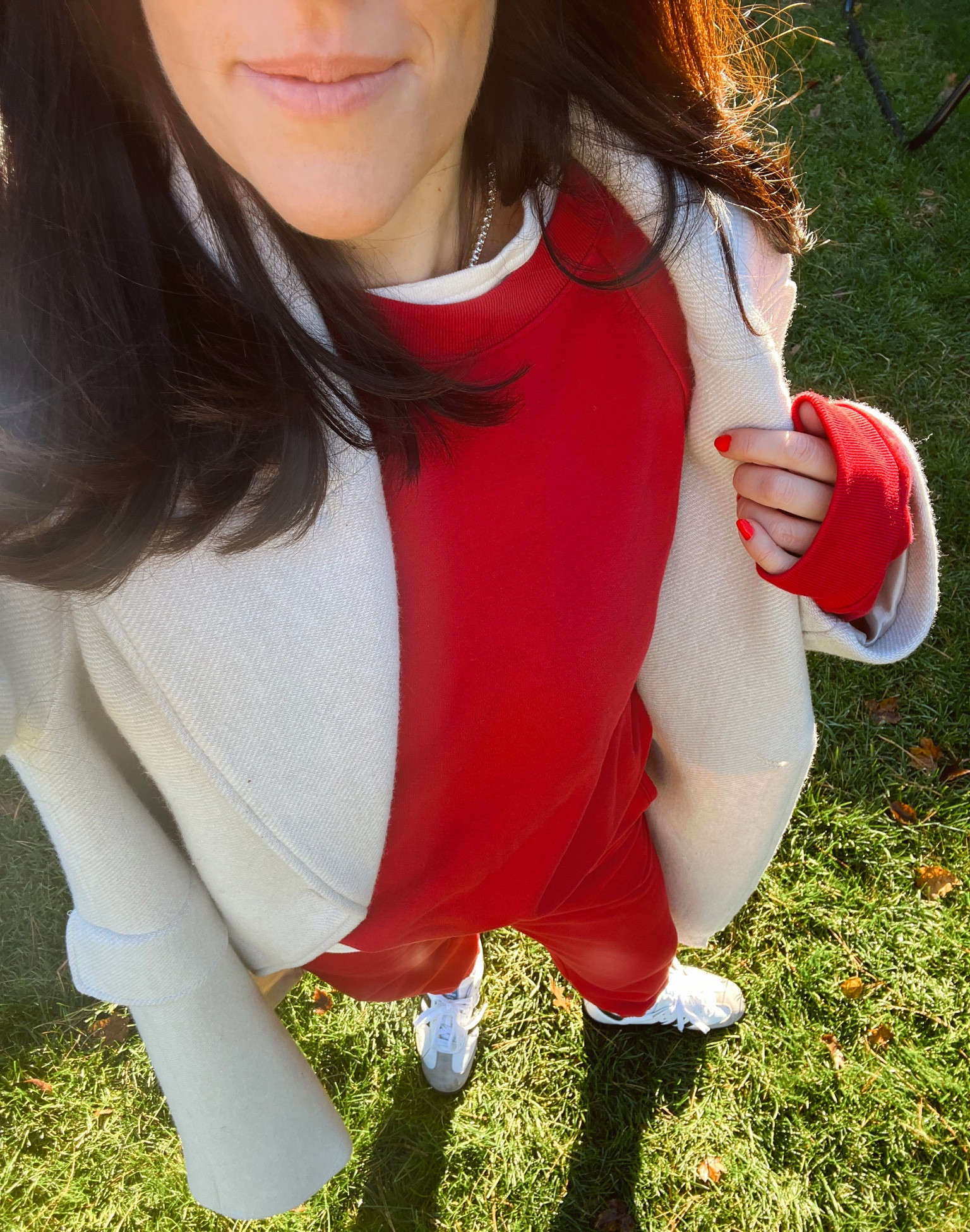 60% off my red sweat set
Wearing size M for both

#LTKCyberWeek #LTKfindsunder50 #LTKsalealert