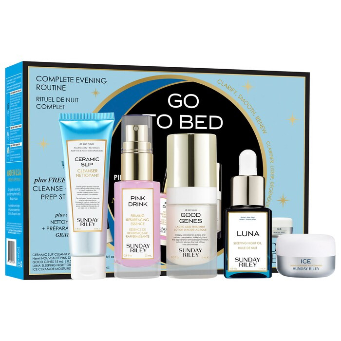 Go To Bed With Me Complete Anti-Aging Night Routine - Sunday Riley | Sephora | Sephora (CA)