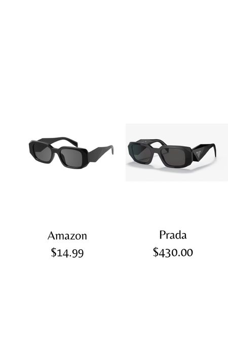 The perfect Prada sunglasses for over $400 off ! Prime shipping available as well #sunglasses #sunnies #prada #amazon #amazonfinds #ltkamazon 

#LTKStyleTip #LTKFindsUnder100 #LTKFindsUnder50