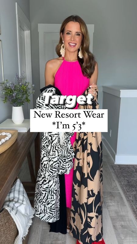 Target summer outfits. Resort wear. Vacation outfits. Matching set. Open stitch dresses are lined. Midi dresses. Maxi dresses. Honeymoon. Cruise outfits. Swimsuit coverups. Everything is petite-friendly on me and I’m 5’3.

*Wearing XS in everything. Skirt and red dress runs big so consider sizing down. Straps are adjustable on dresses!

#LTKTravel #LTKParties #LTKWedding