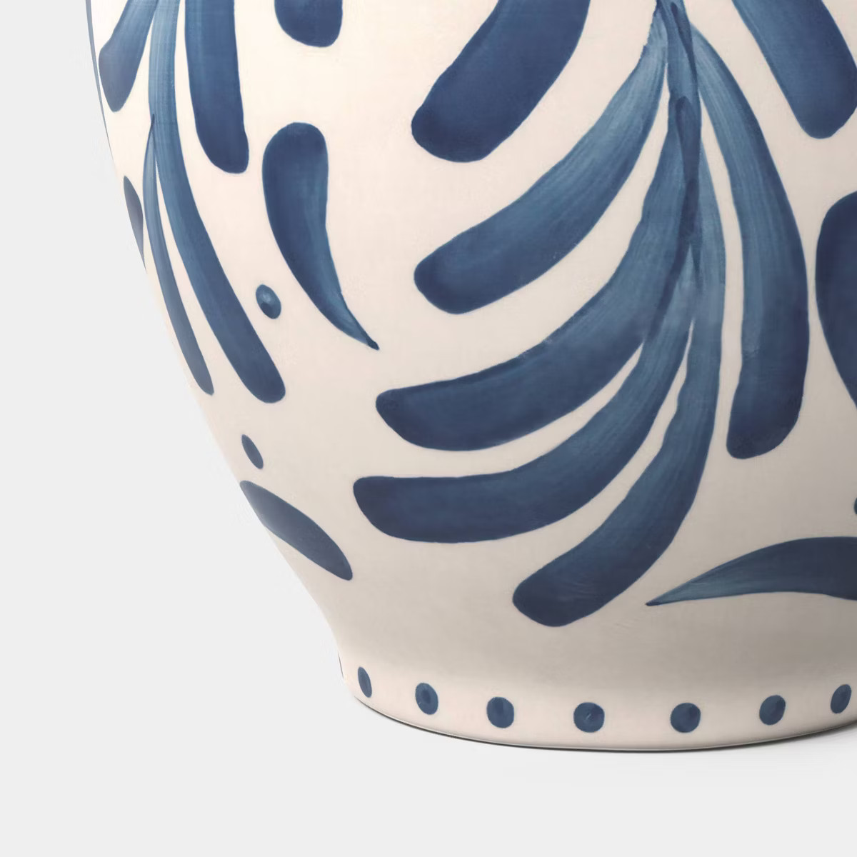 Large Blue Painted Ceramic Vase - Threshold™ | Target