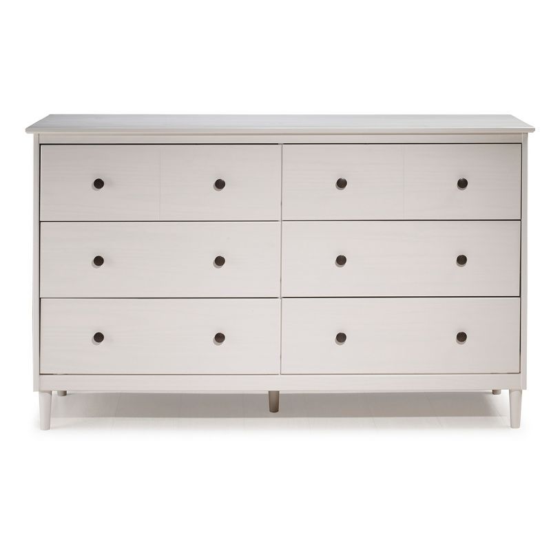 Stiva Classic Mid-Century Modern Horizontal 6 Drawer Dresser - Saracina Home | Target