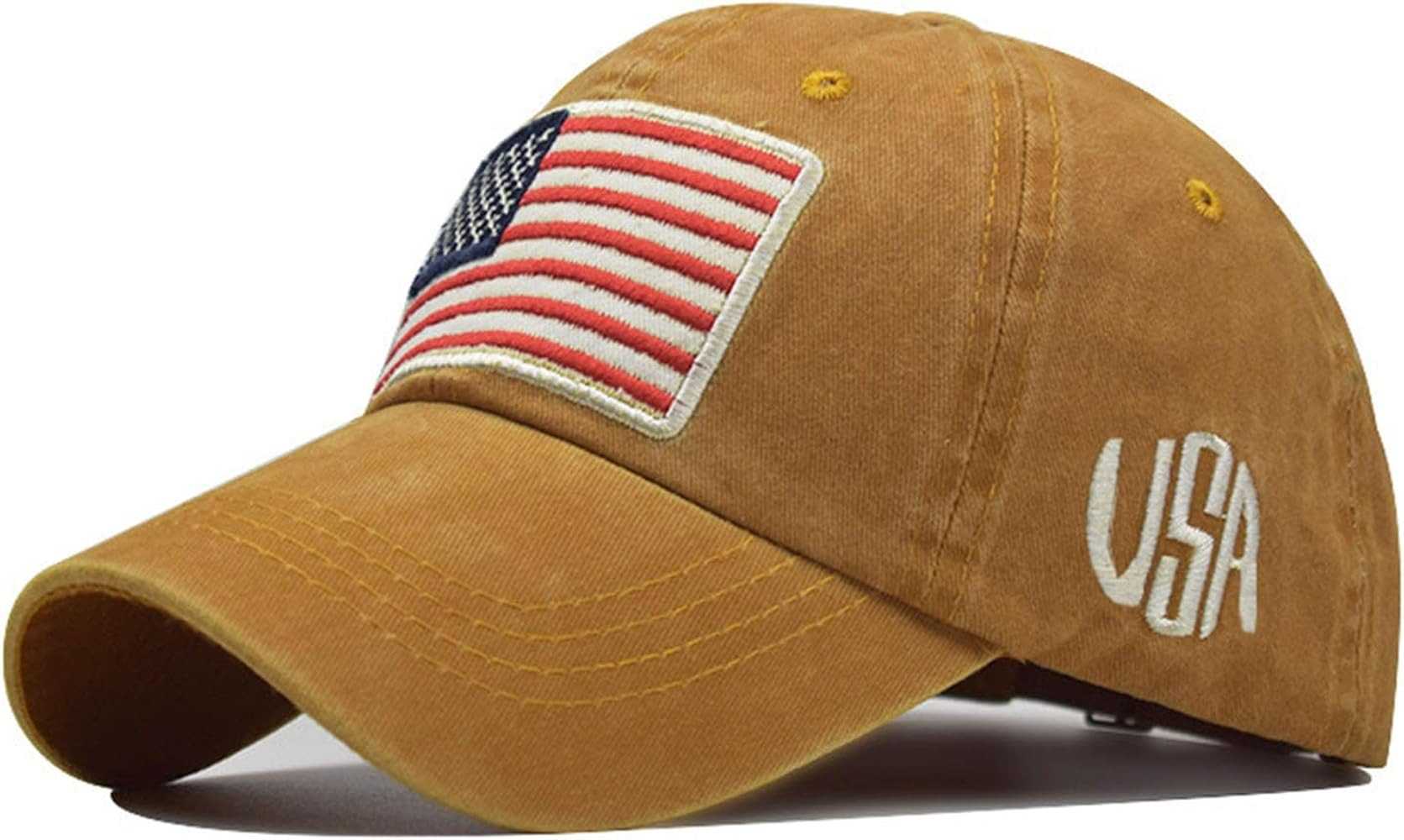 Mens Baseball Cap Trucker Hats - Women Vintage Hat Cute Hats USA Embroidery Faishing Hat Fashion ... | Amazon (US)