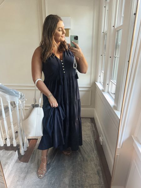 Weekend birthday party ootd - kid friendly, nursing friendly and bump friendly! Wearing XXL but wish I did XL, runs generously. Love the lace up sandals with this, mine are super old but linked similar 

#LTKStyleTip #LTKPlusSize #LTKItBag