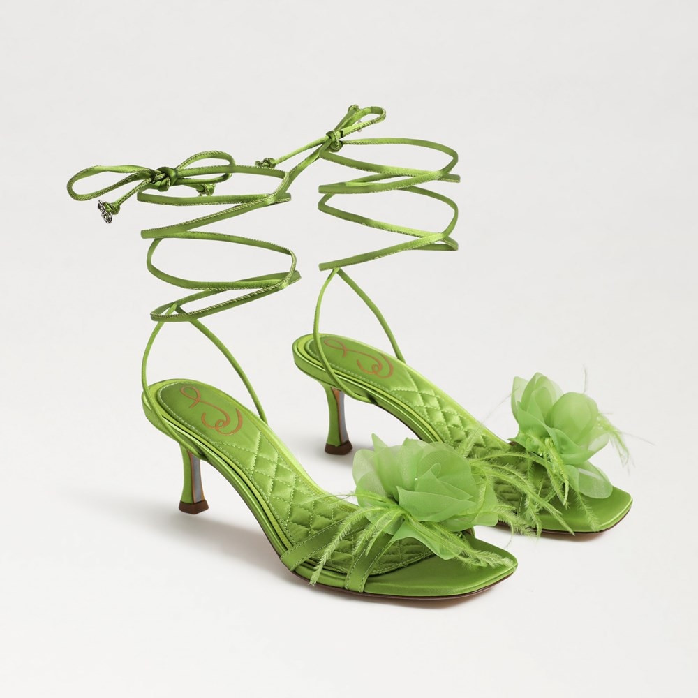 Pammie Lace Up Kitten Heel | Sam Edelman