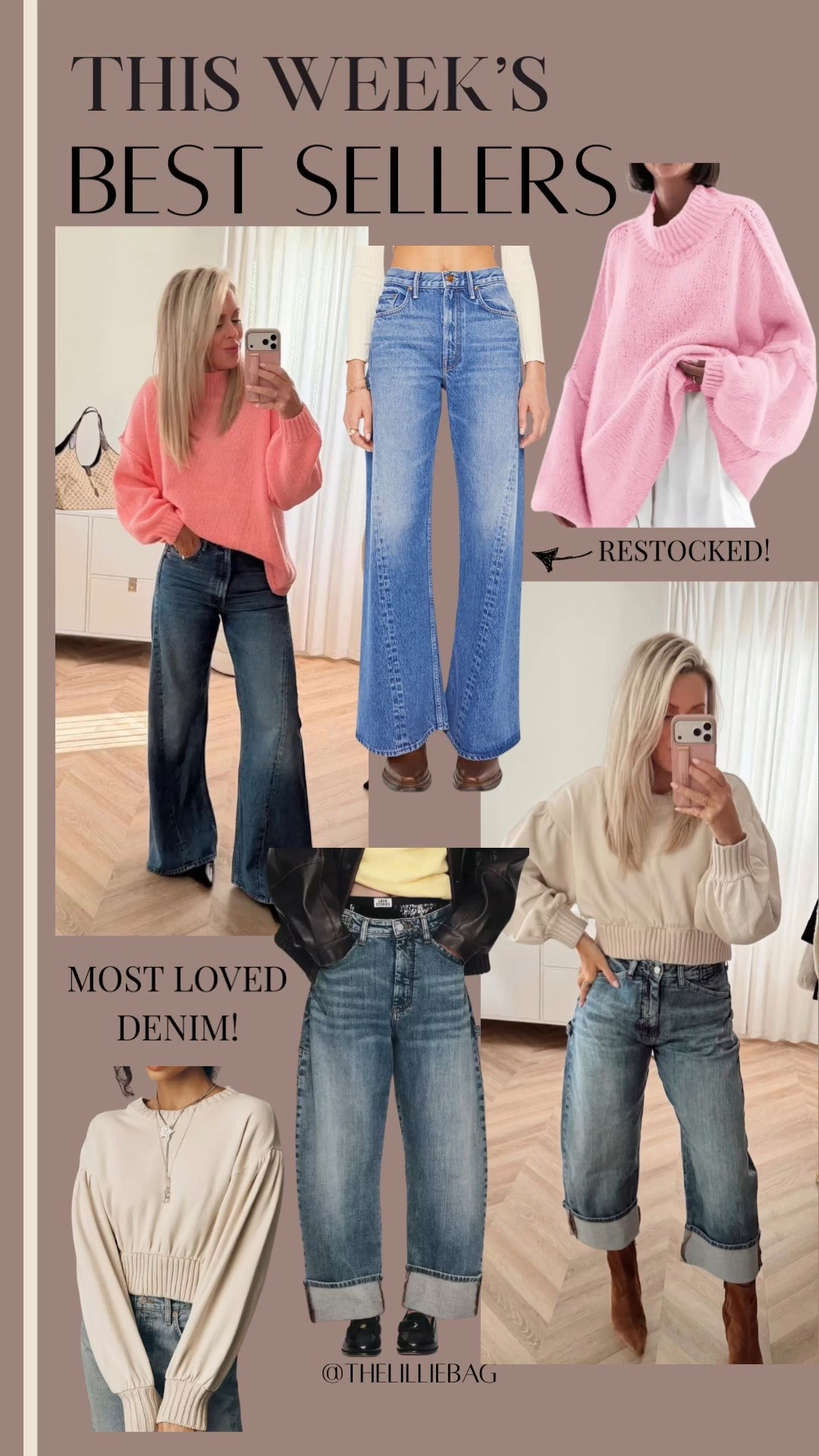 Best seller denim. 

New arrival in the cuffed jean. These jeans in a new wash! I love them! Size up one if in between! 
Sweater wearing small.

Outfits. Date night. Jeans. Denim. Spring. 

#LTKgrwm #LTKootd