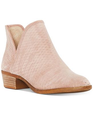 Lucky Brand Baley Perforated Chop Out Booties | Macys (US)