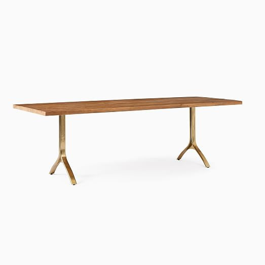 Avery Wishbone Dining Table (74", 94") | West Elm (US)