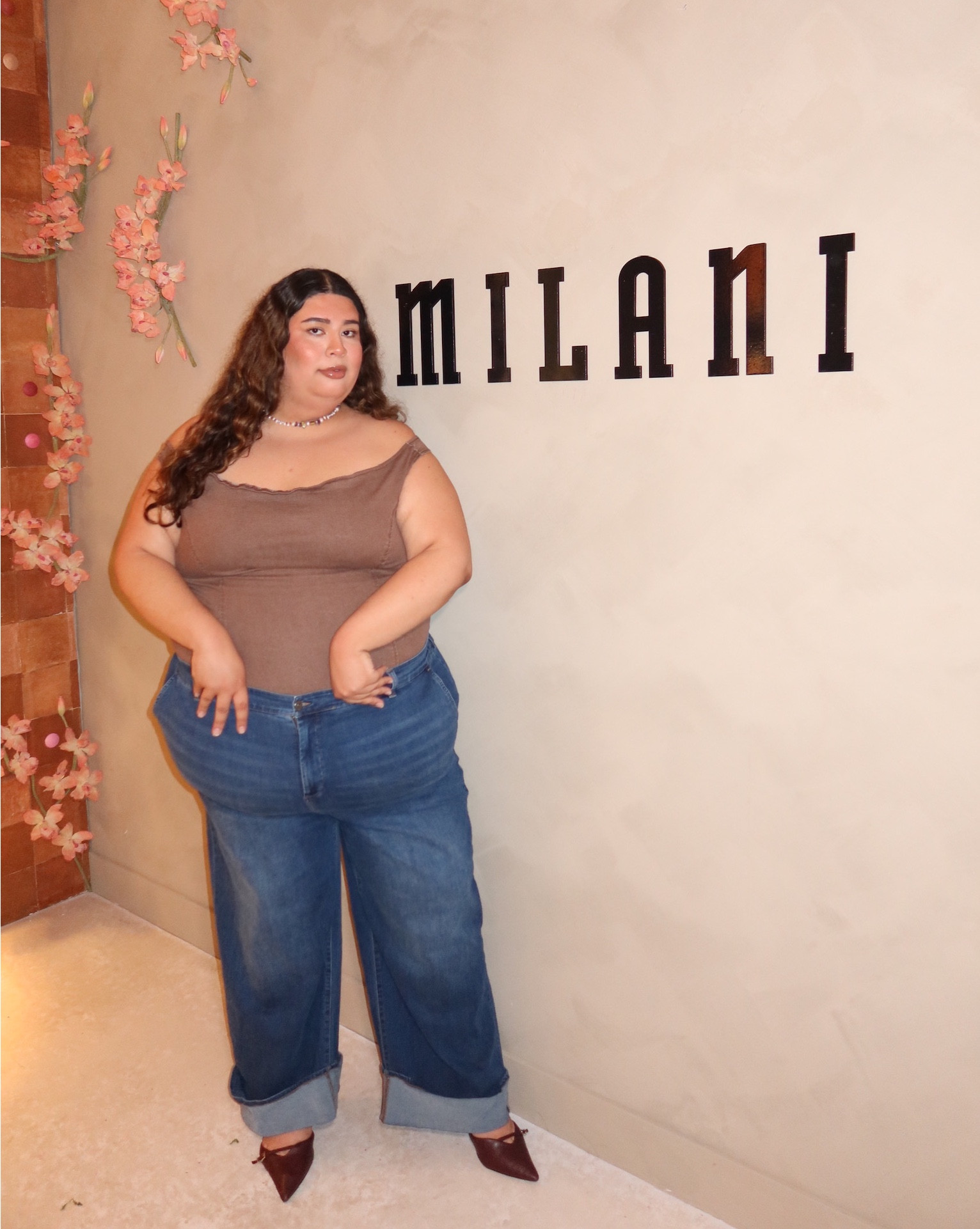 Denim & brown tones for the Milani pop-up in LA 🤎

#midwashjeans #plusssize #browntones #corset #ootd

#LTKootd #LTKPlusSize