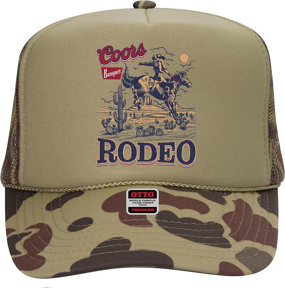 The Banquet Rodeo Trucker Hat - Premium Snapback for Men and Women - Cowboy Western Beer Country ... | Amazon (US)