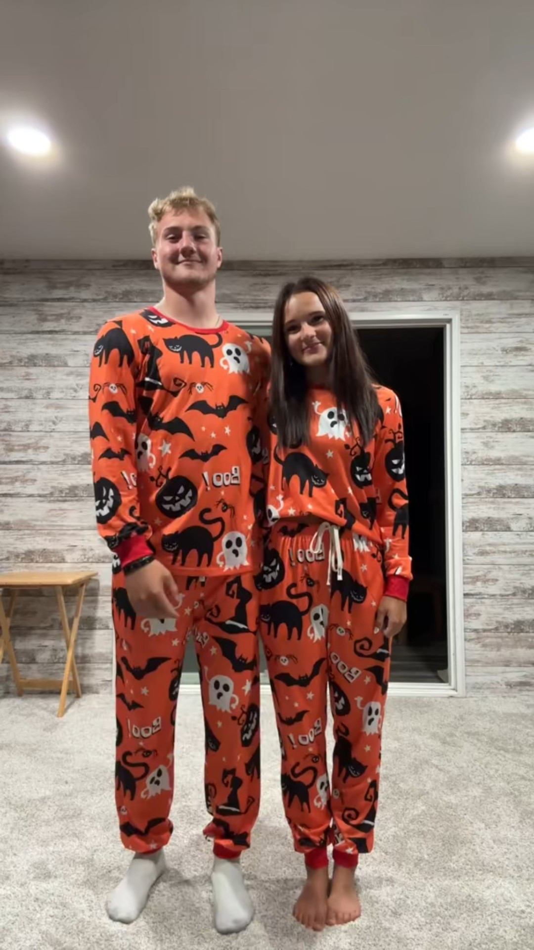 Fall pajamas, matching pajamas, couple pjs 