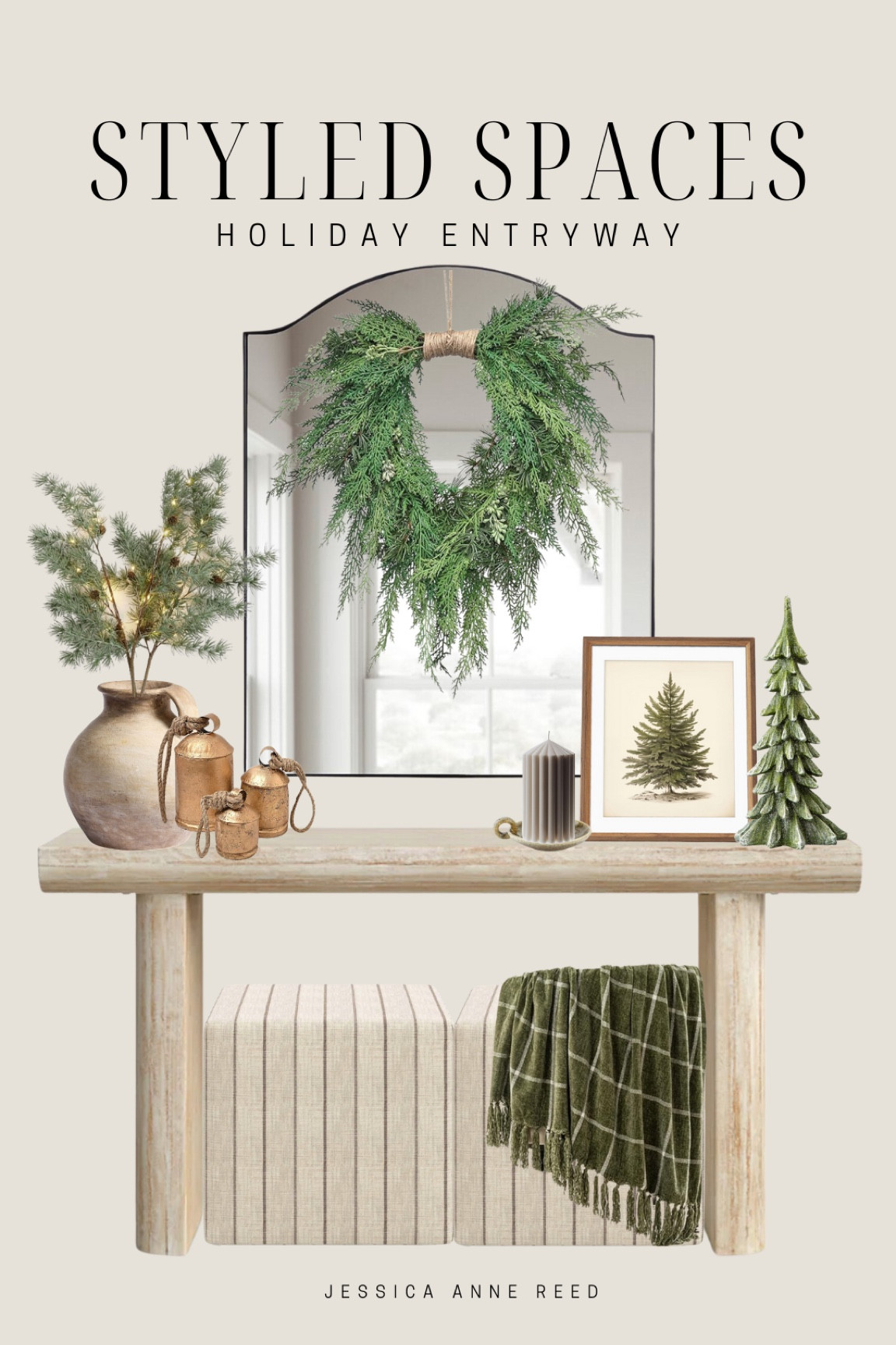 Holiday entryway style inspo! 


Holiday home, target, Wayfair, pottery barn, Christmas decor, entryway, console table, upholstered stool, greenery, wreath, candle, ceramic tree, bells 

#LTKSeasonal #LTKHoliday #LTKHome
