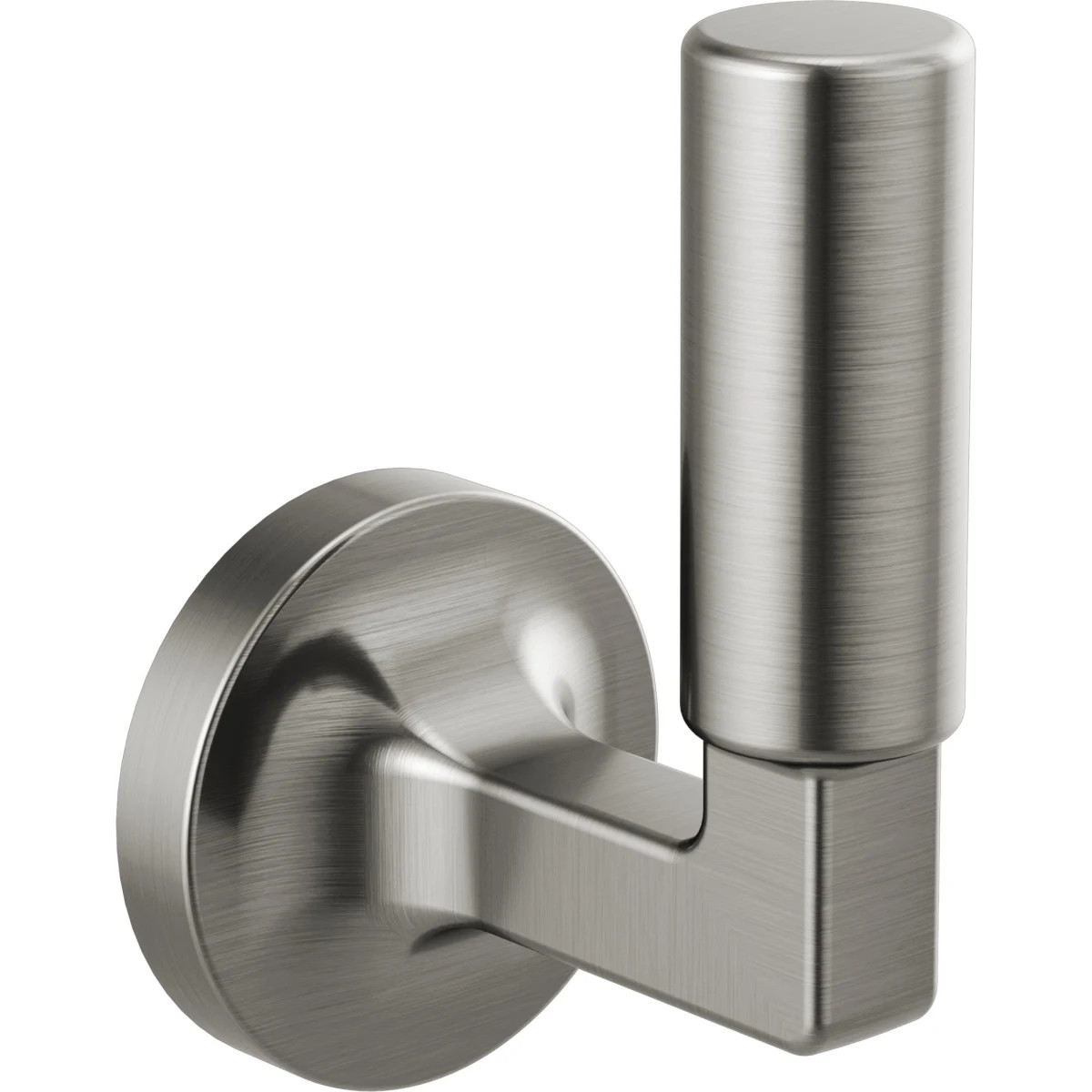 Delta 74835-KS Black Stainless Bowery Single Robe Hook | Build.com, Inc.